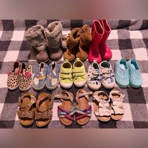 Colorful Girls shoe bundle, size 5